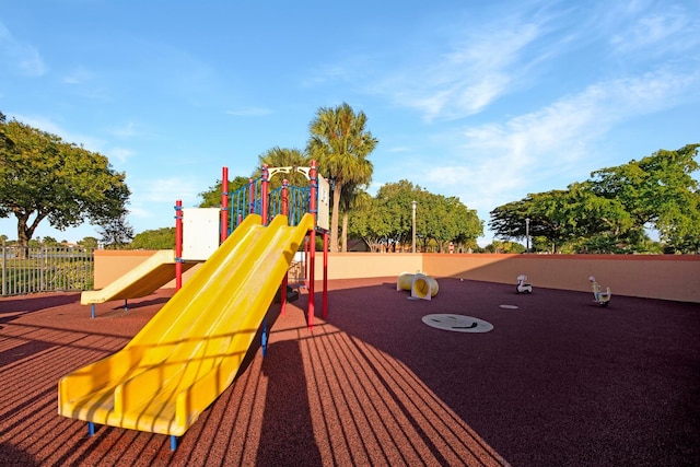 view of play area