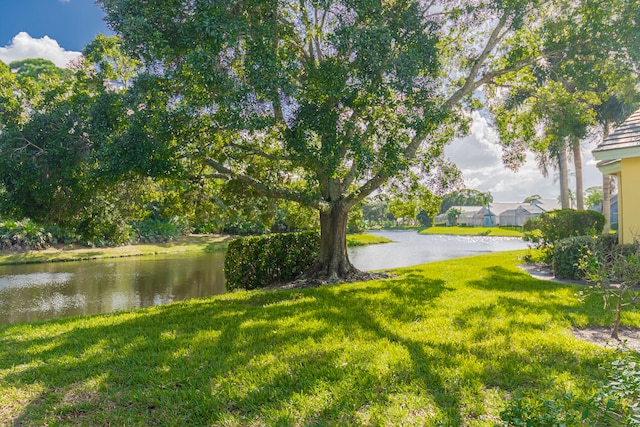 property view of water