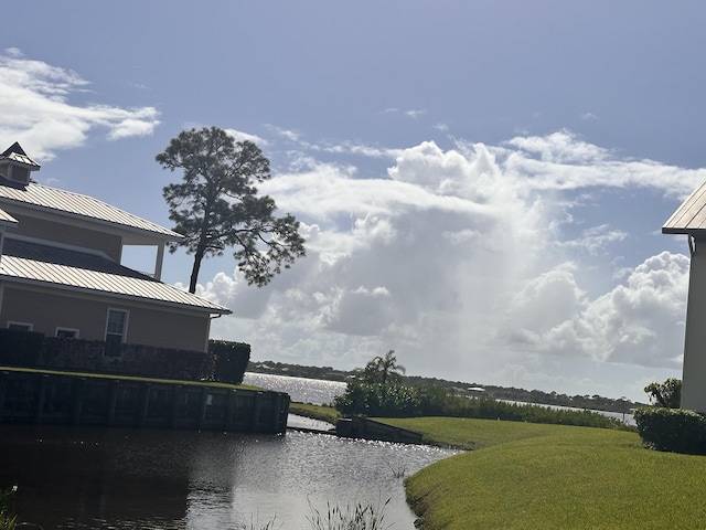 view of water feature