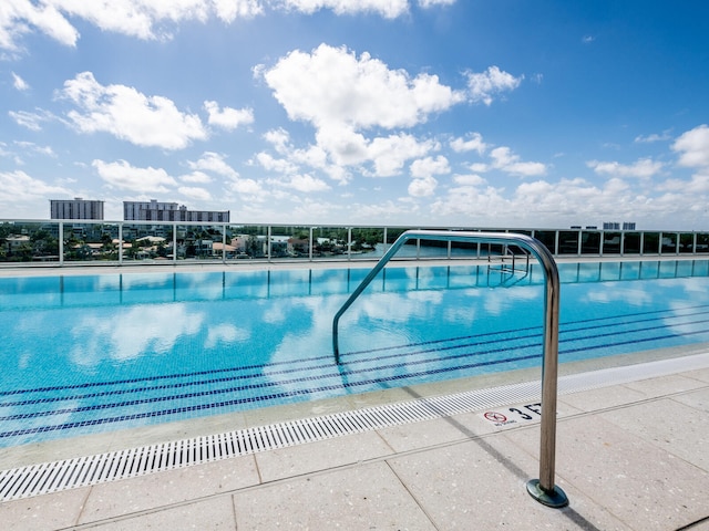 view of pool