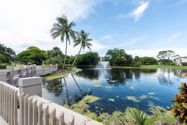 property view of water