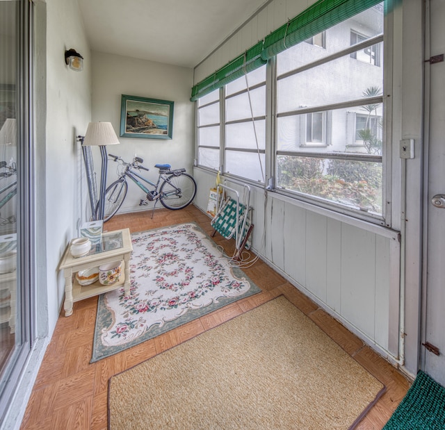 sunroom featuring plenty of natural light