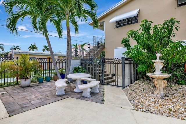 view of patio