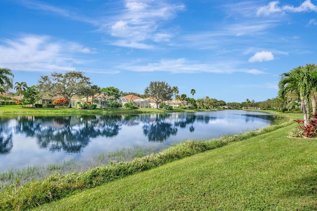 property view of water