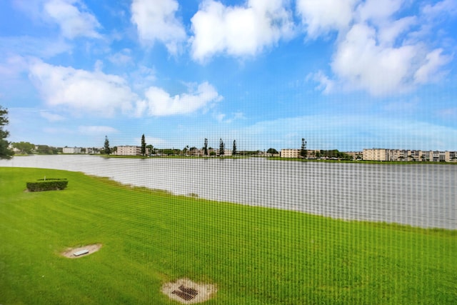 view of water feature