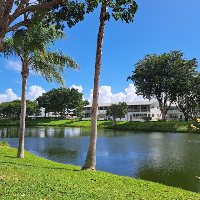 view of water feature