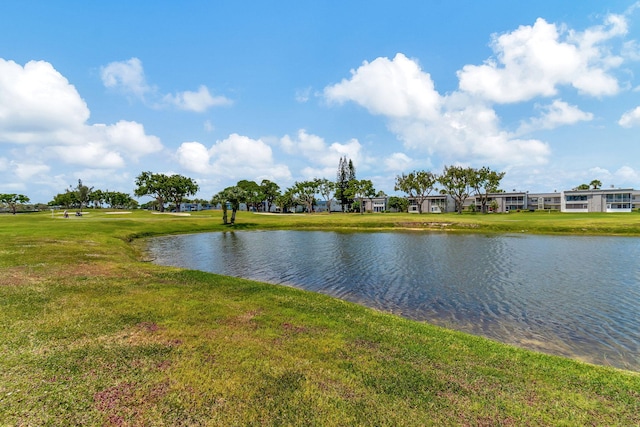 view of water feature