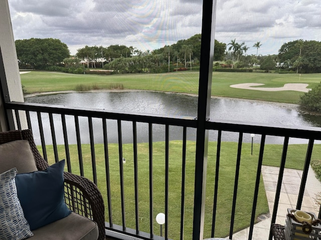 view of water feature