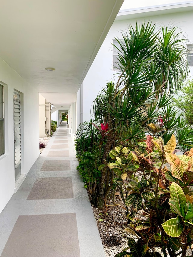 view of hallway