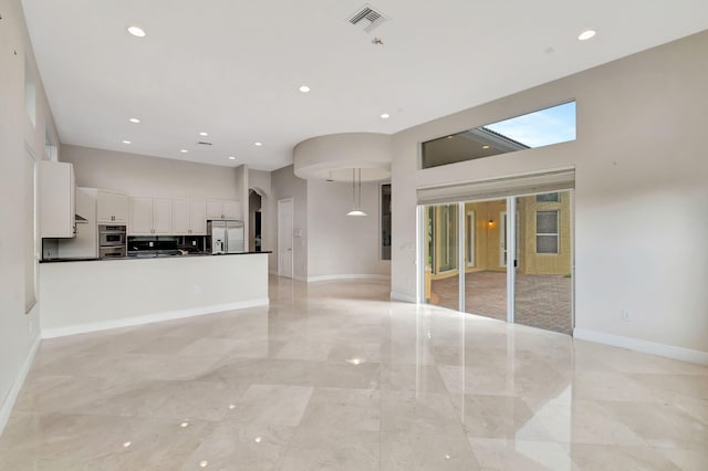 view of unfurnished living room