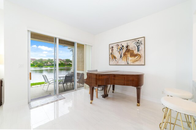 view of dining room