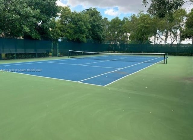 view of sport court