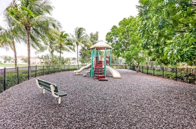 view of jungle gym