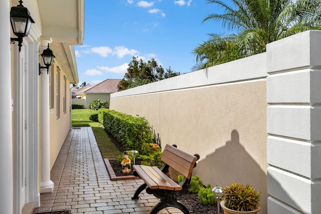 view of patio