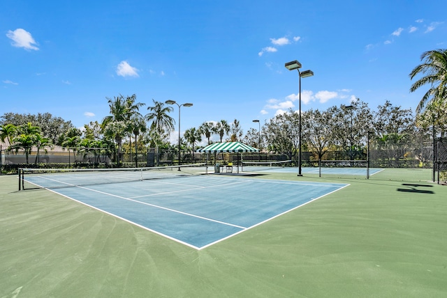 view of sport court