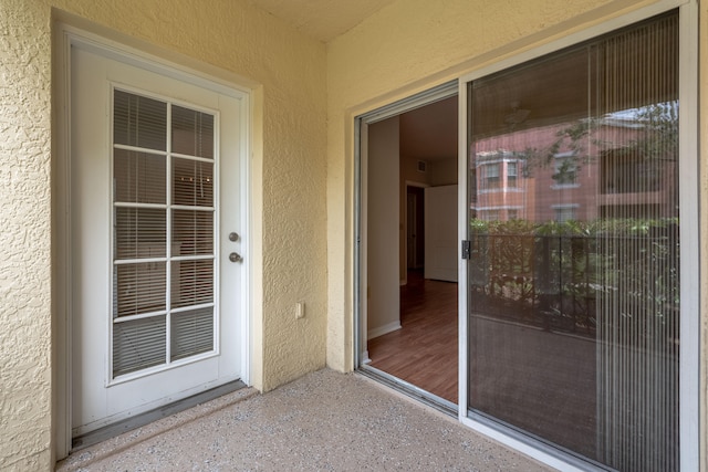 view of entrance to property