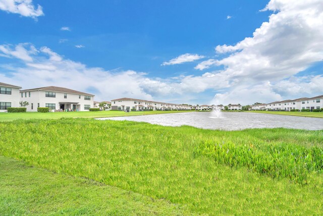 property view of water featuring a residential view