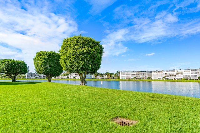 property view of water