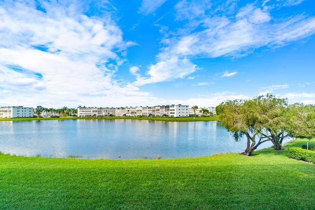 property view of water