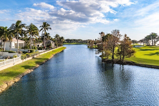 property view of water