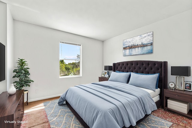 bedroom featuring carpet floors