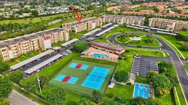 bird's eye view