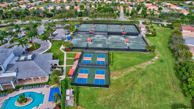8503 Logia Cir, Boynton Beach, FL 33472 - bird's eye view featuring a residential view
