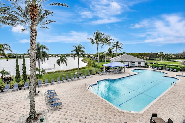8503 Logia Cir, Boynton Beach, FL 33472 - pool featuring a patio area and fence