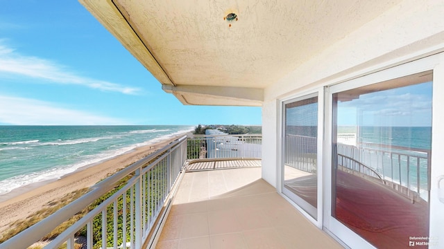 10980 S Ocean Dr Unit 714, Jensen Beach, FL 34957 - balcony with view of water and beach