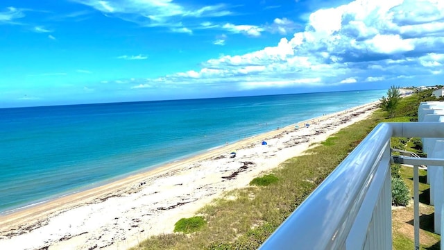 water view with a beach view