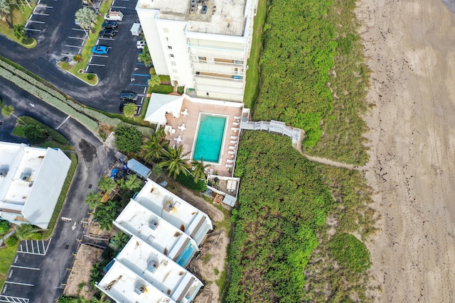 10980 S Ocean Dr Unit 714, Jensen Beach, FL 34957 - drone / aerial view of a pool area
