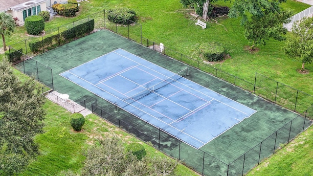 view of tennis court