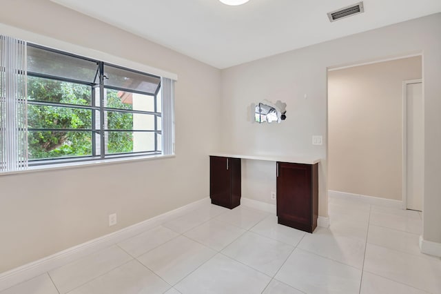 view of tiled empty room