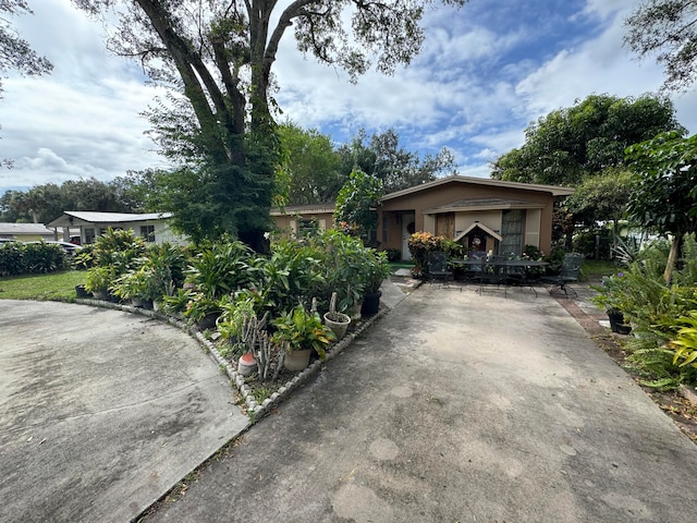 view of ranch-style home