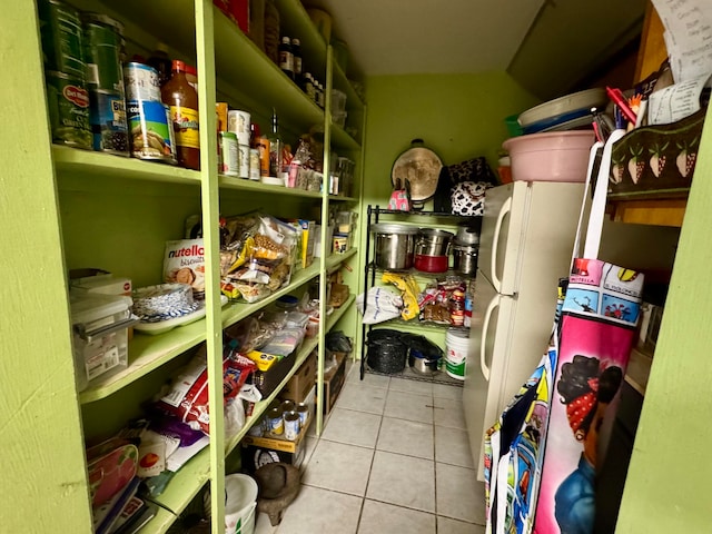 view of storage room