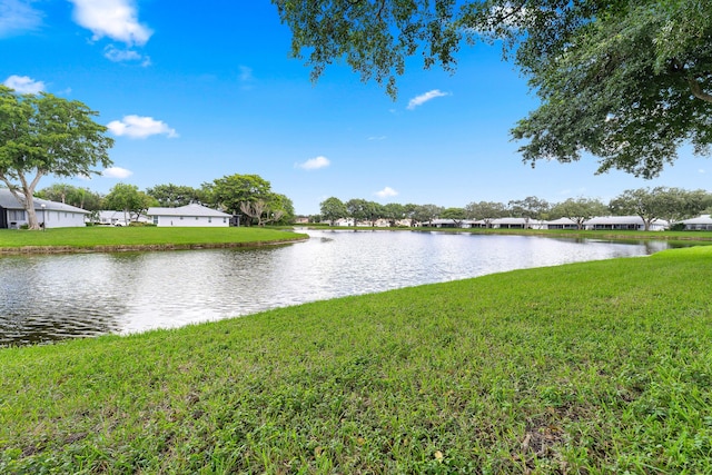 property view of water