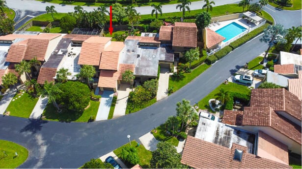 drone / aerial view