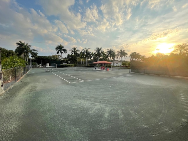 view of sport court