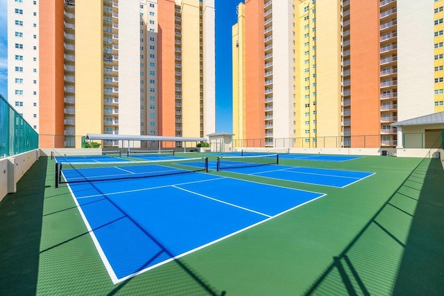 view of tennis court