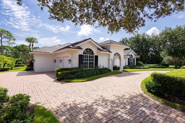 ranch-style house with a garage