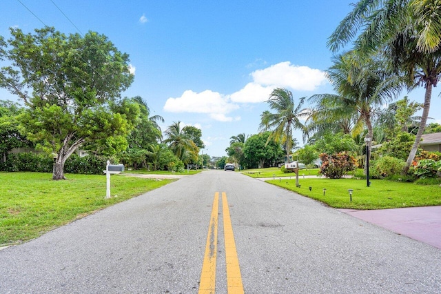 view of road