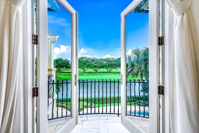 view of doorway