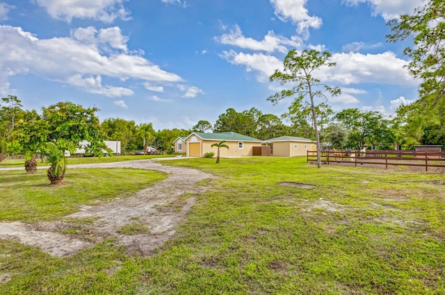 view of yard