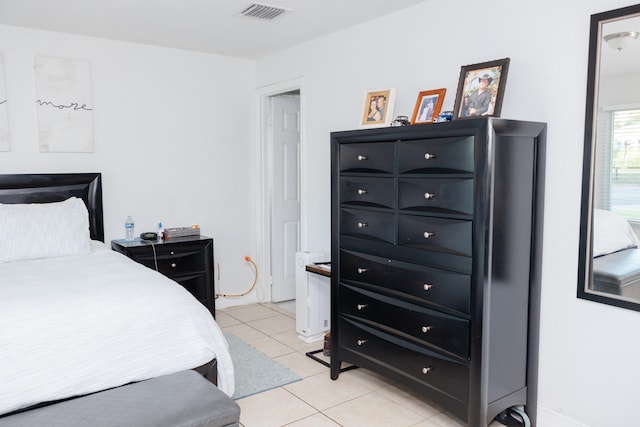 view of tiled bedroom