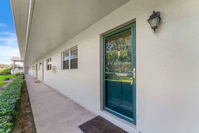 view of entrance to property