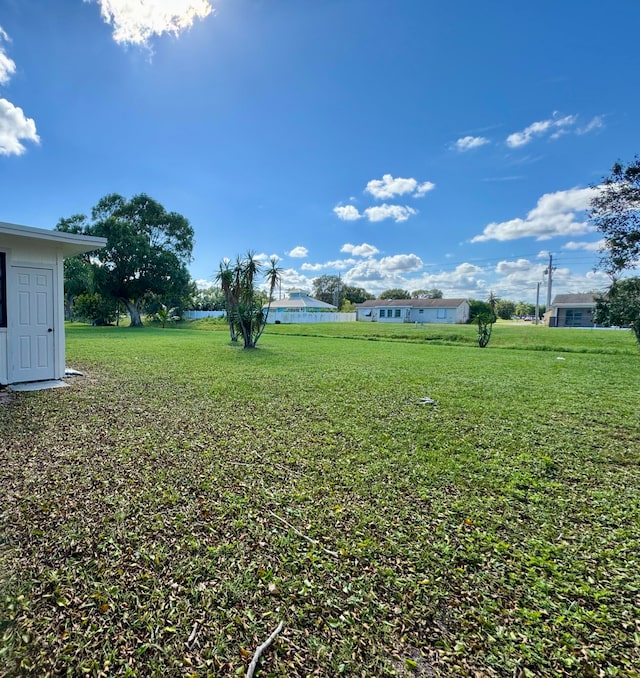 view of yard