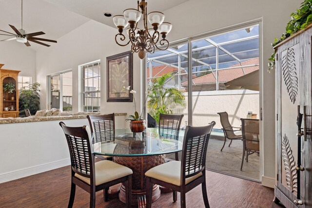 home office featuring built in desk, a textured ceiling, and dark hardwood / wood-style flooring