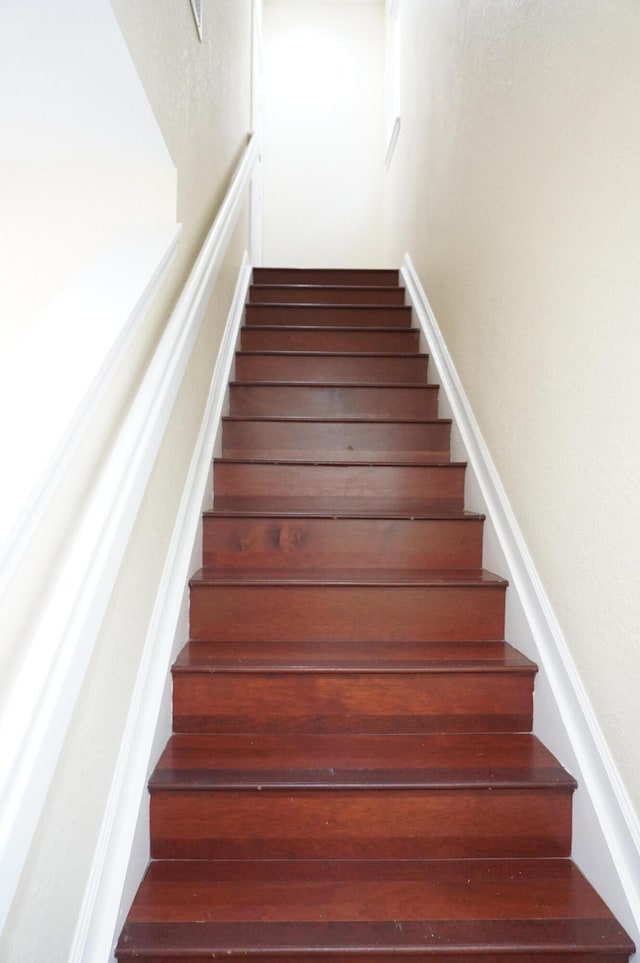 view of staircase