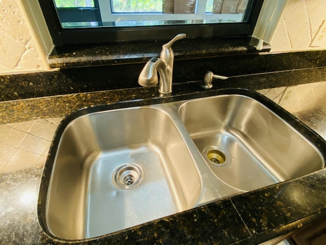 interior details with sink