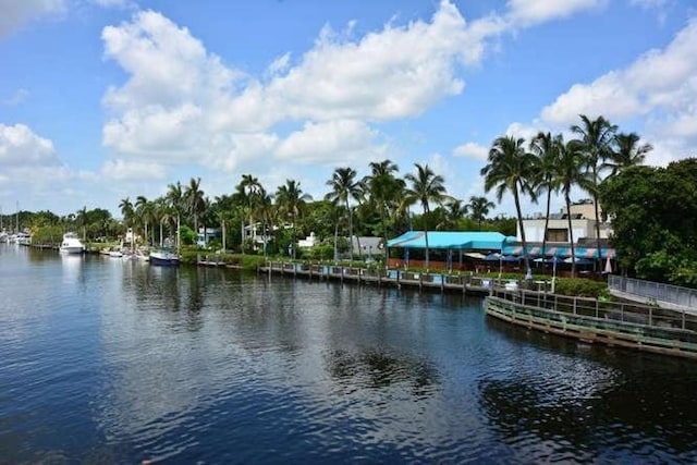 view of water feature